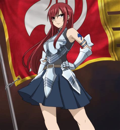 anime fairy tail erza scarlet|More.